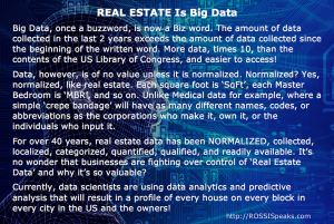 Real Estate is Big Data